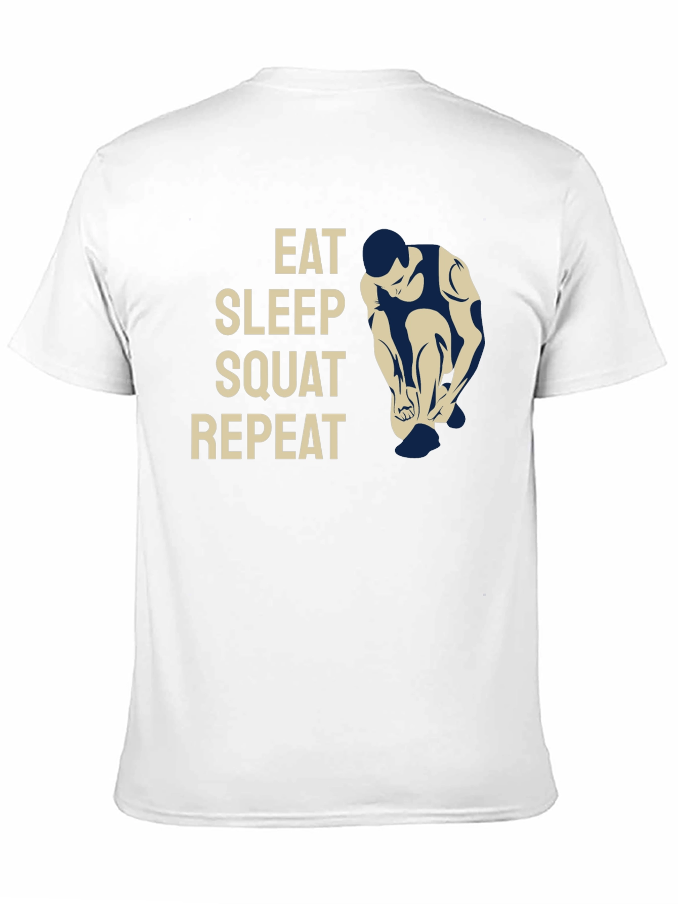 Eat Sleep Squat Repeat Graphic T-Shirt