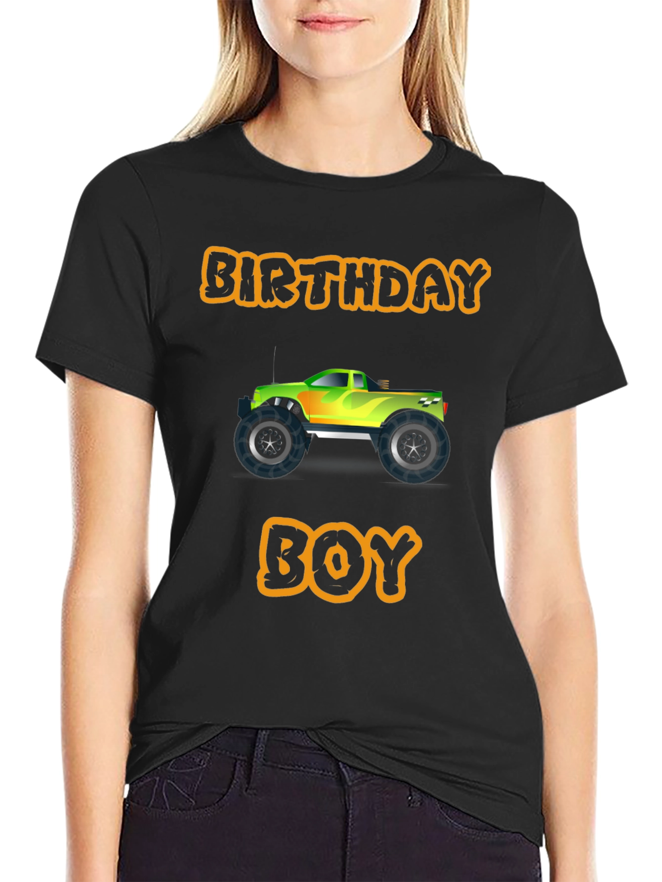 Birthday Boy Monster Truck T-Shirt