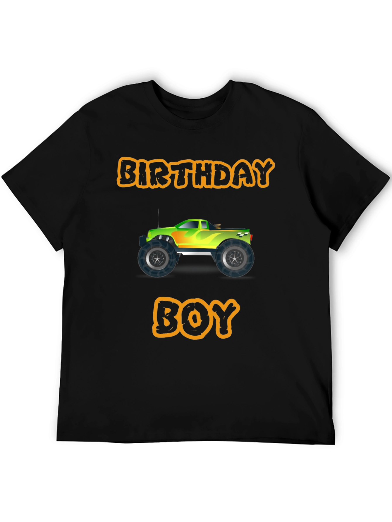 Birthday Boy Monster Truck T-Shirt