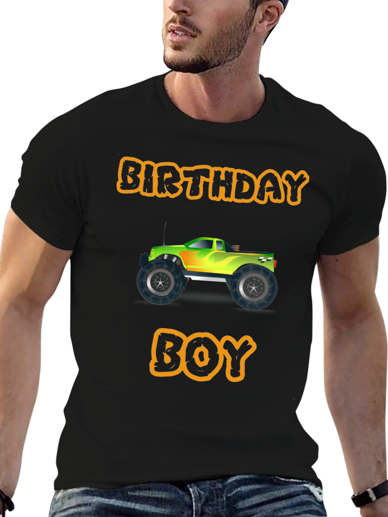 Birthday Boy Monster Truck T-Shirt
