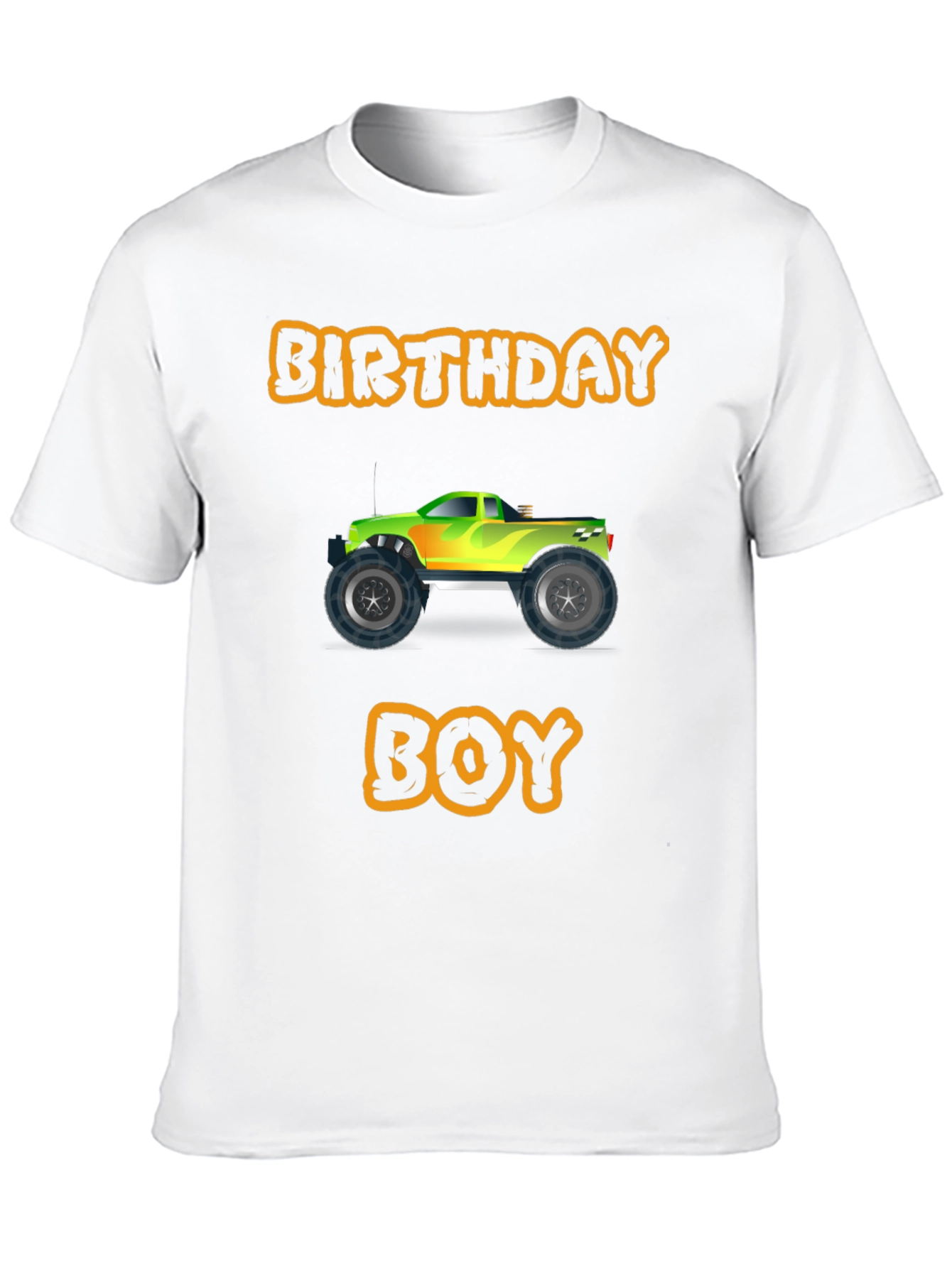 Birthday Boy Monster Truck T-Shirt