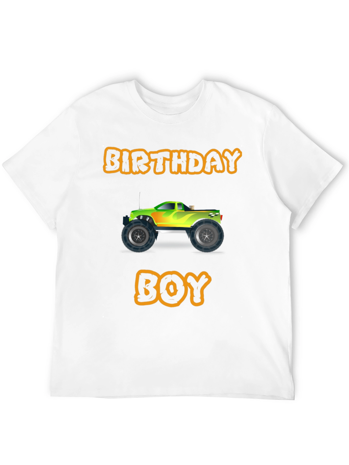 Birthday Boy Monster Truck T-Shirt