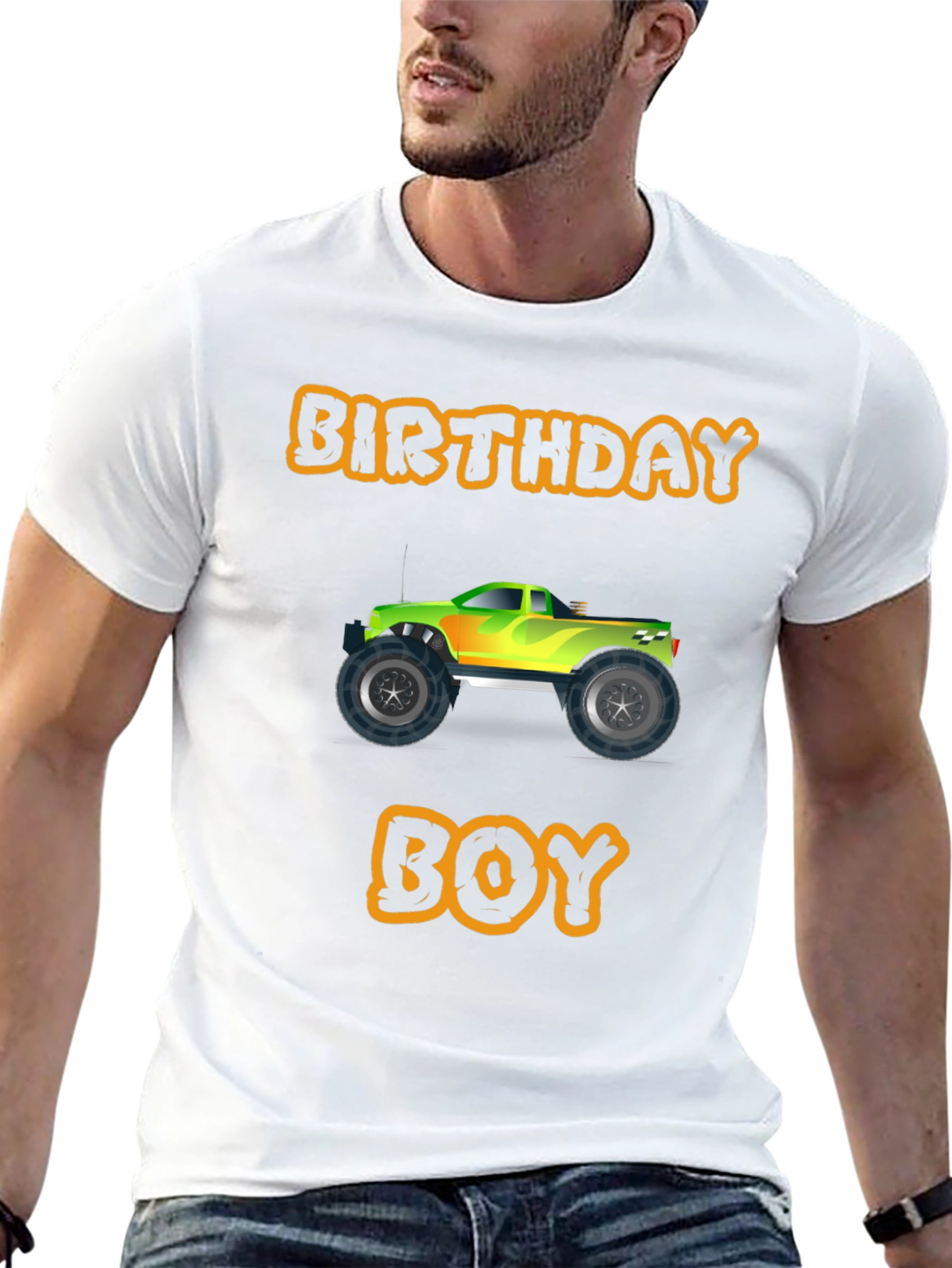 Birthday Boy Monster Truck T-Shirt