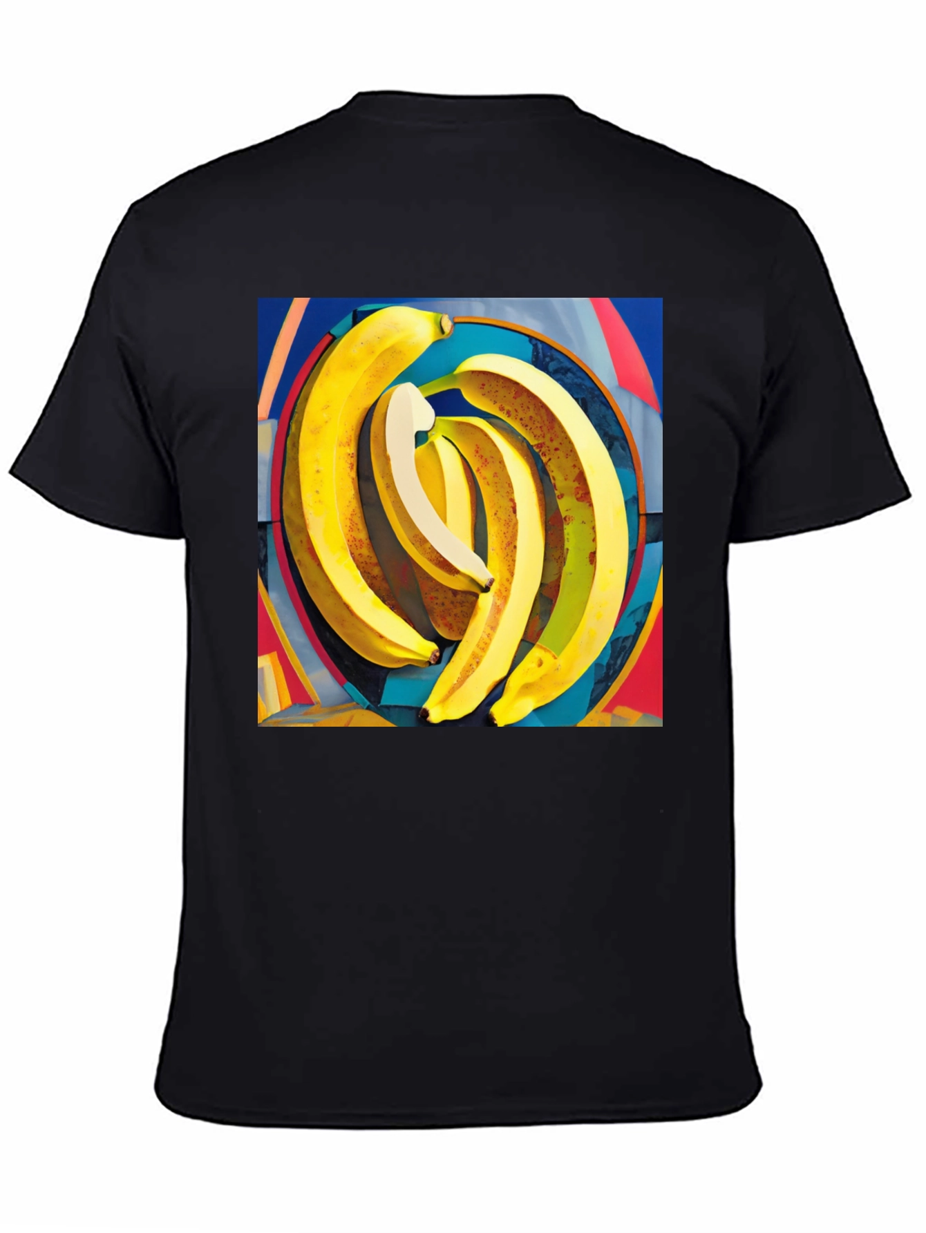 Banana Art Print Black Tee