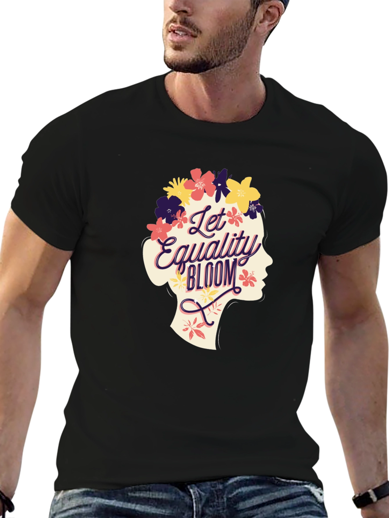 Equality Bloom Graphic Tee - Stylish Unisex T-Shirt