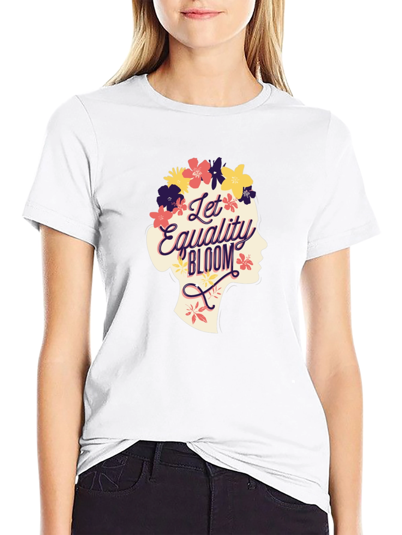 Equality Bloom Graphic Tee - Stylish Unisex T-Shirt