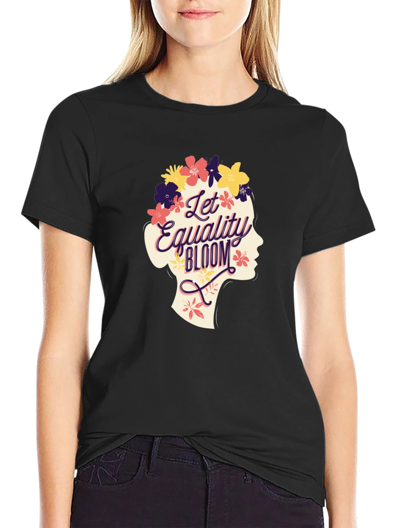 Equality Bloom Graphic Tee - Stylish Unisex T-Shirt