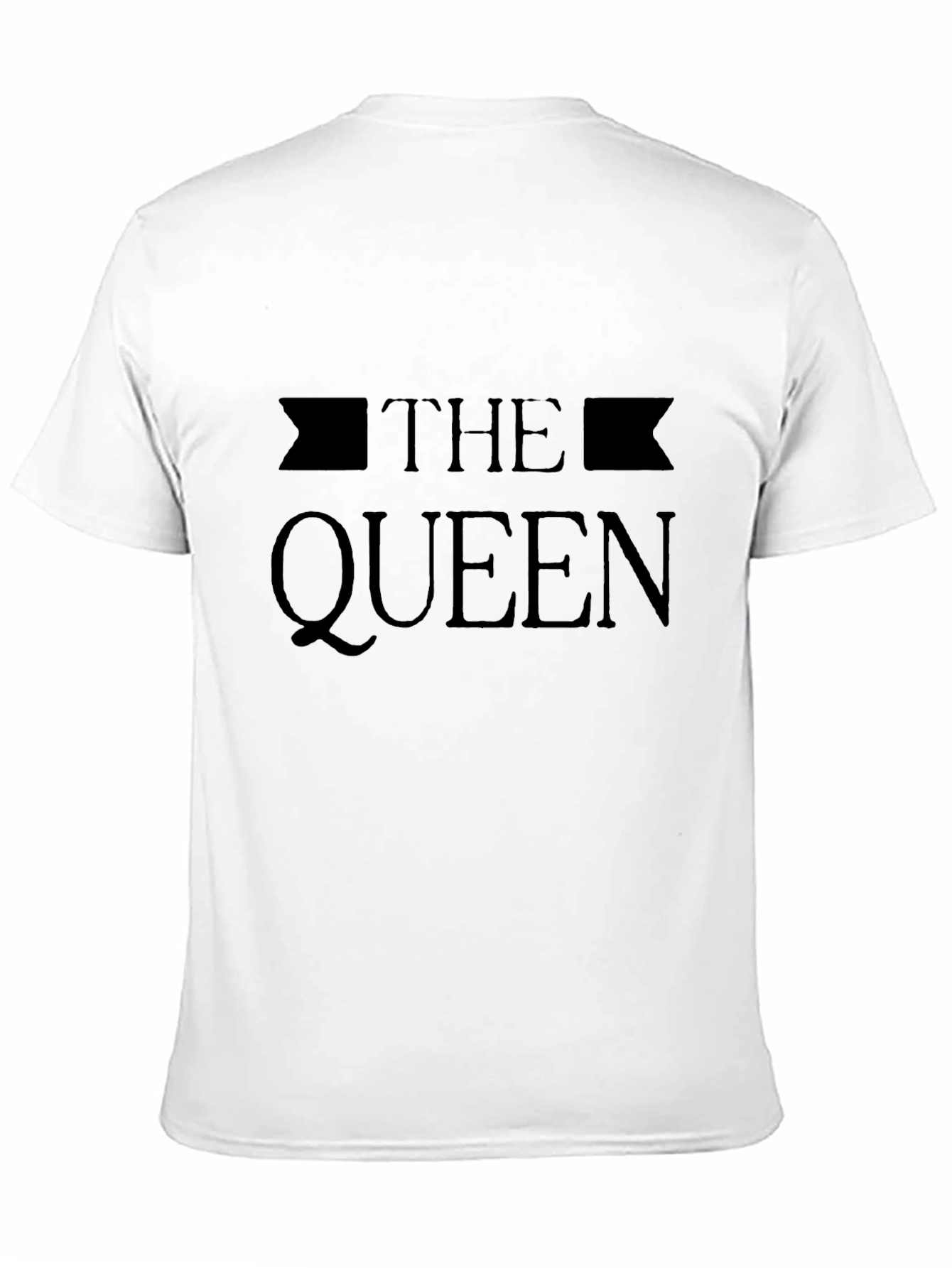 The Queen Tee - Stylish Black Graphic T-Shirt
