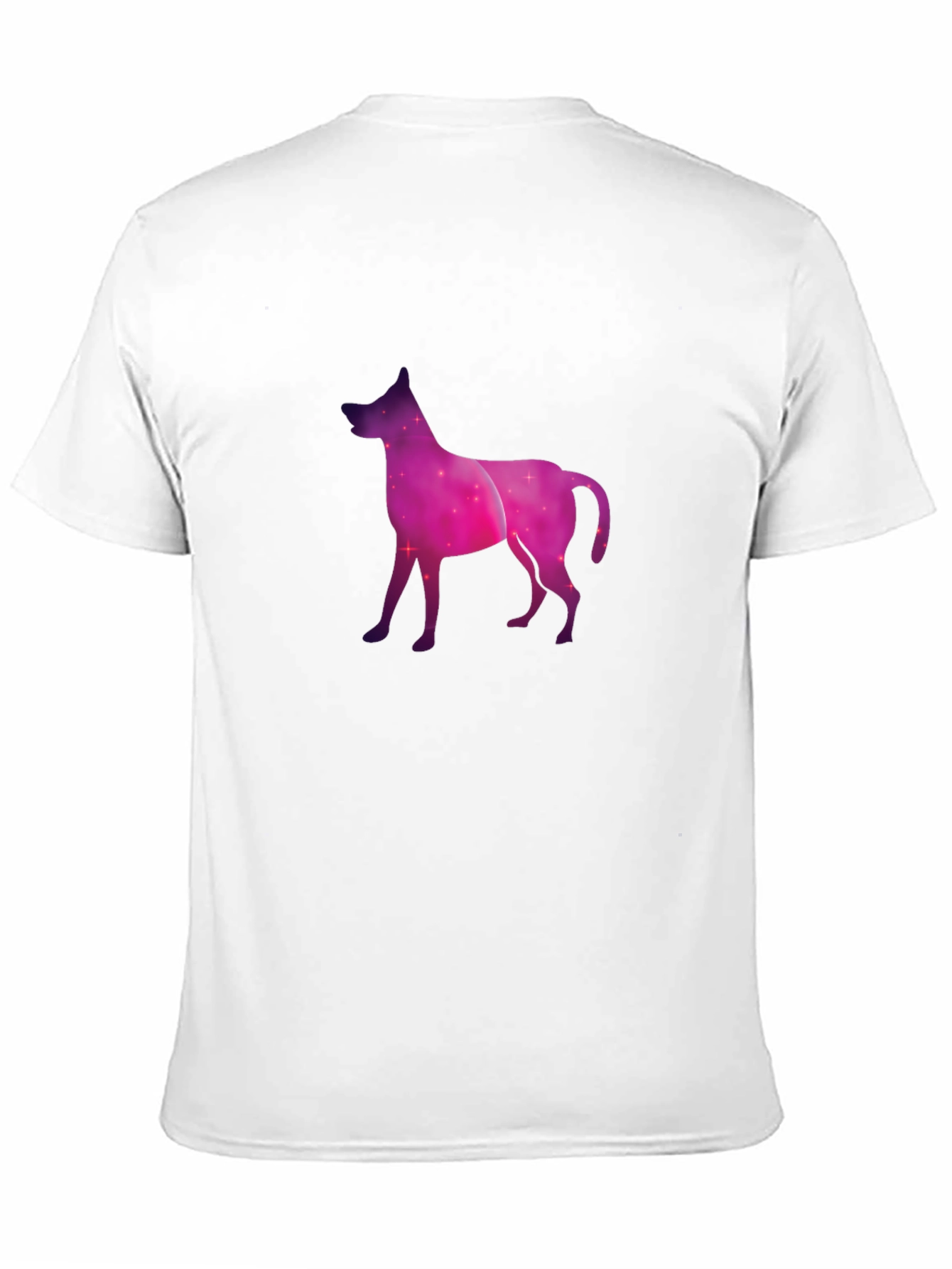 Cosmic Dog Graphic Tee - Black Cotton Blend