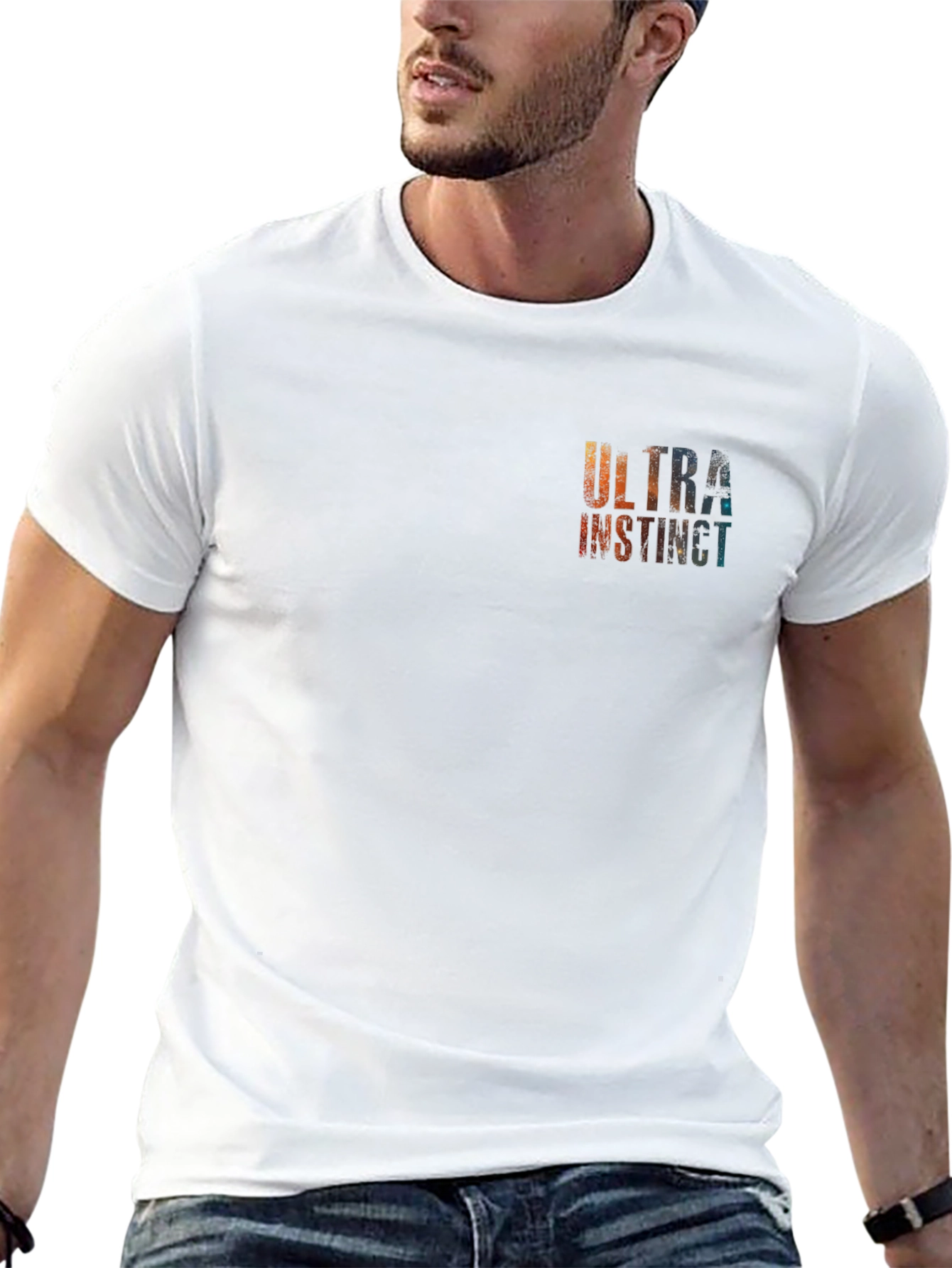 Ultra Instinct Graphic Tee - Soft Black Cotton