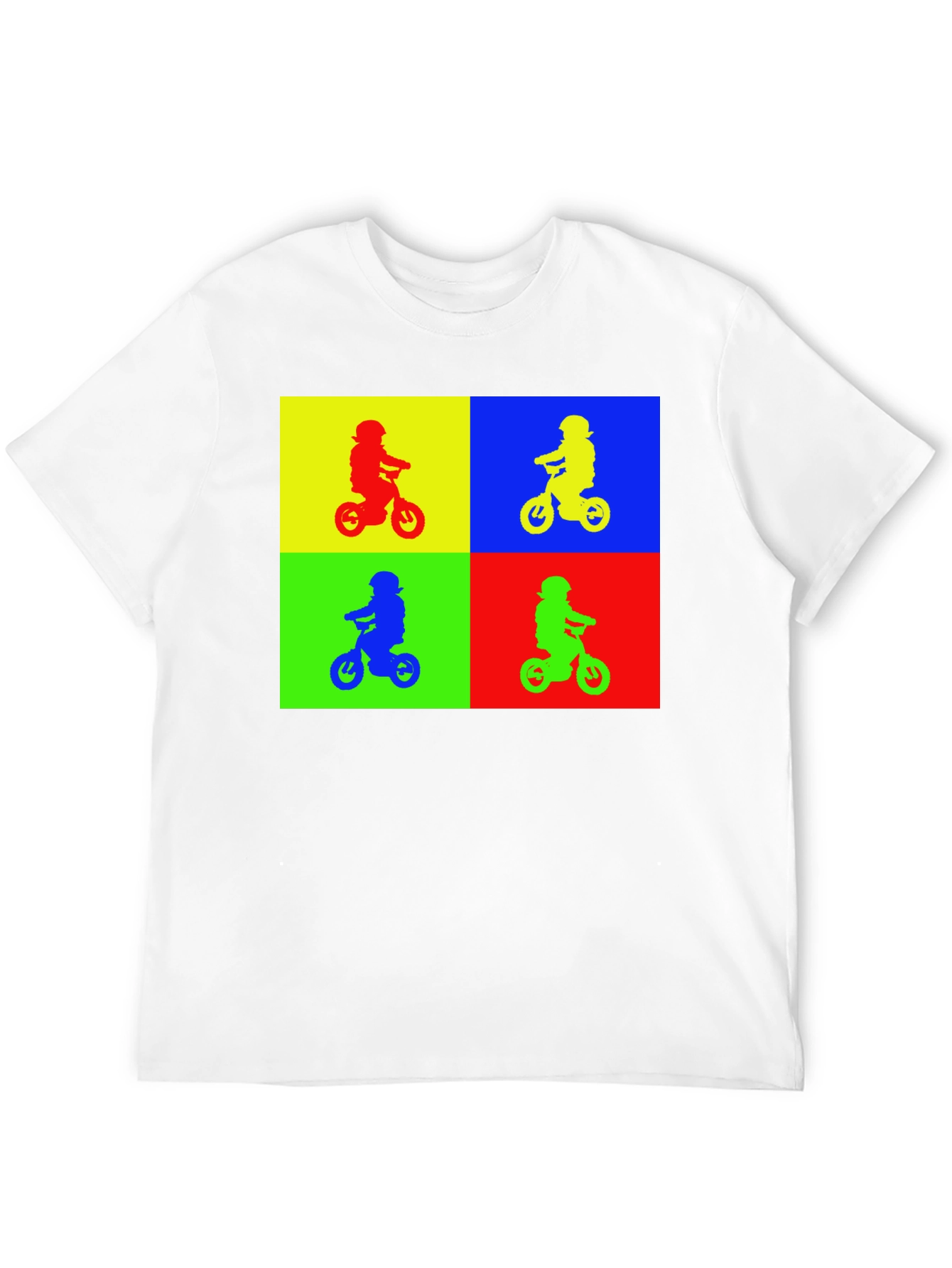 Pop Art Kids Biker Black T-Shirt