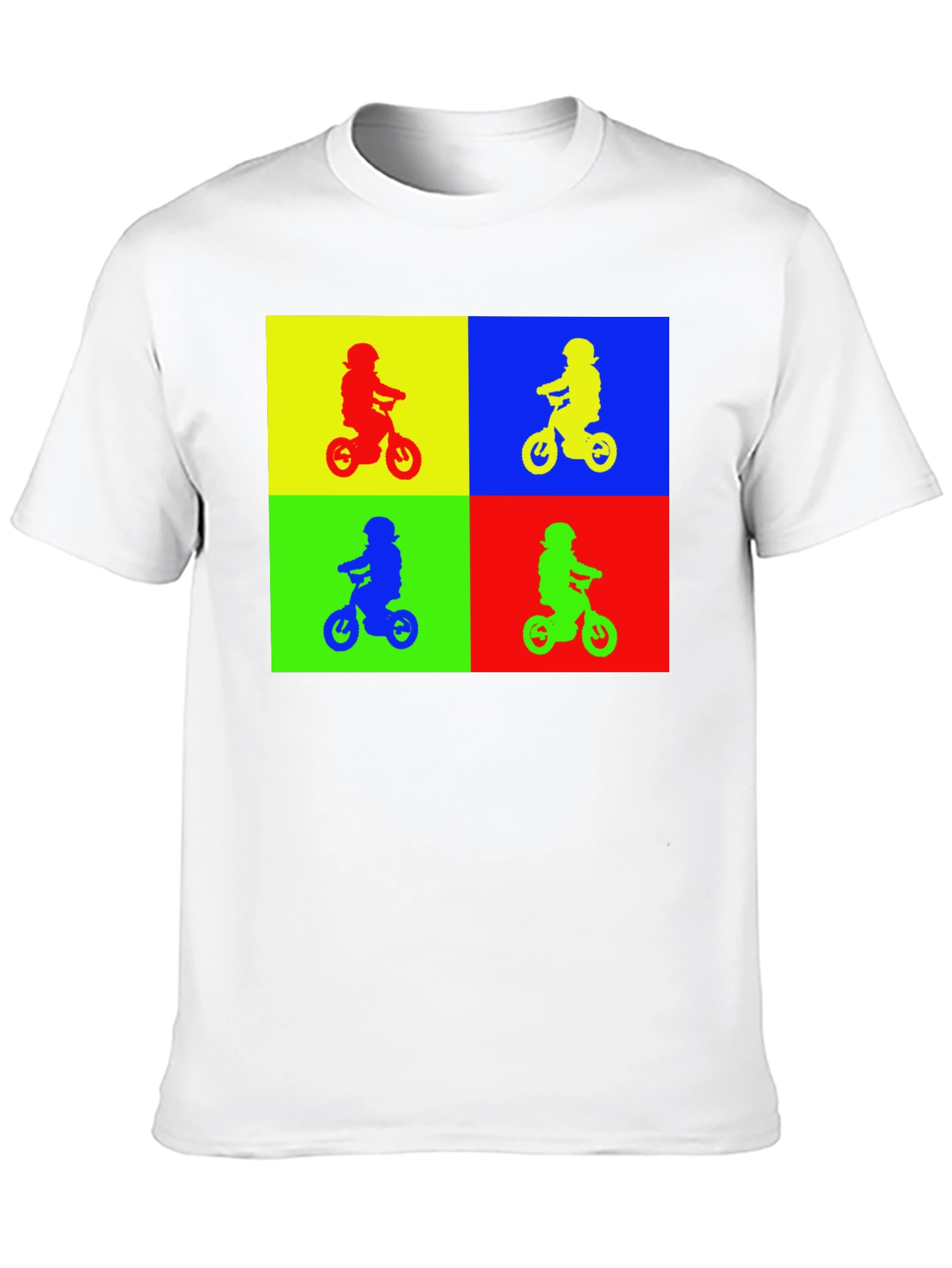 Pop Art Kids Biker Black T-Shirt