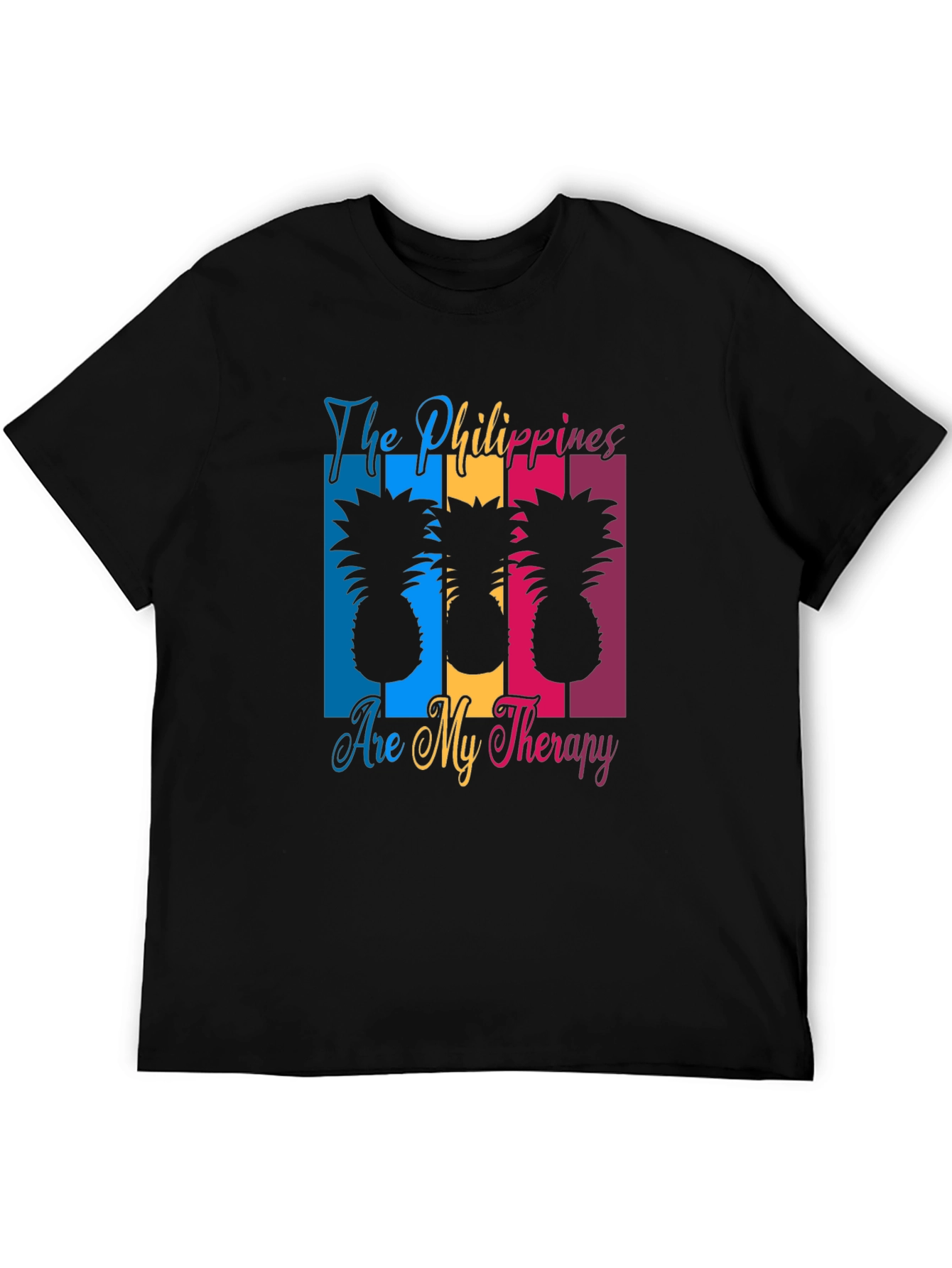 Philippines Therapy Pineapple Graphic T-Shirt