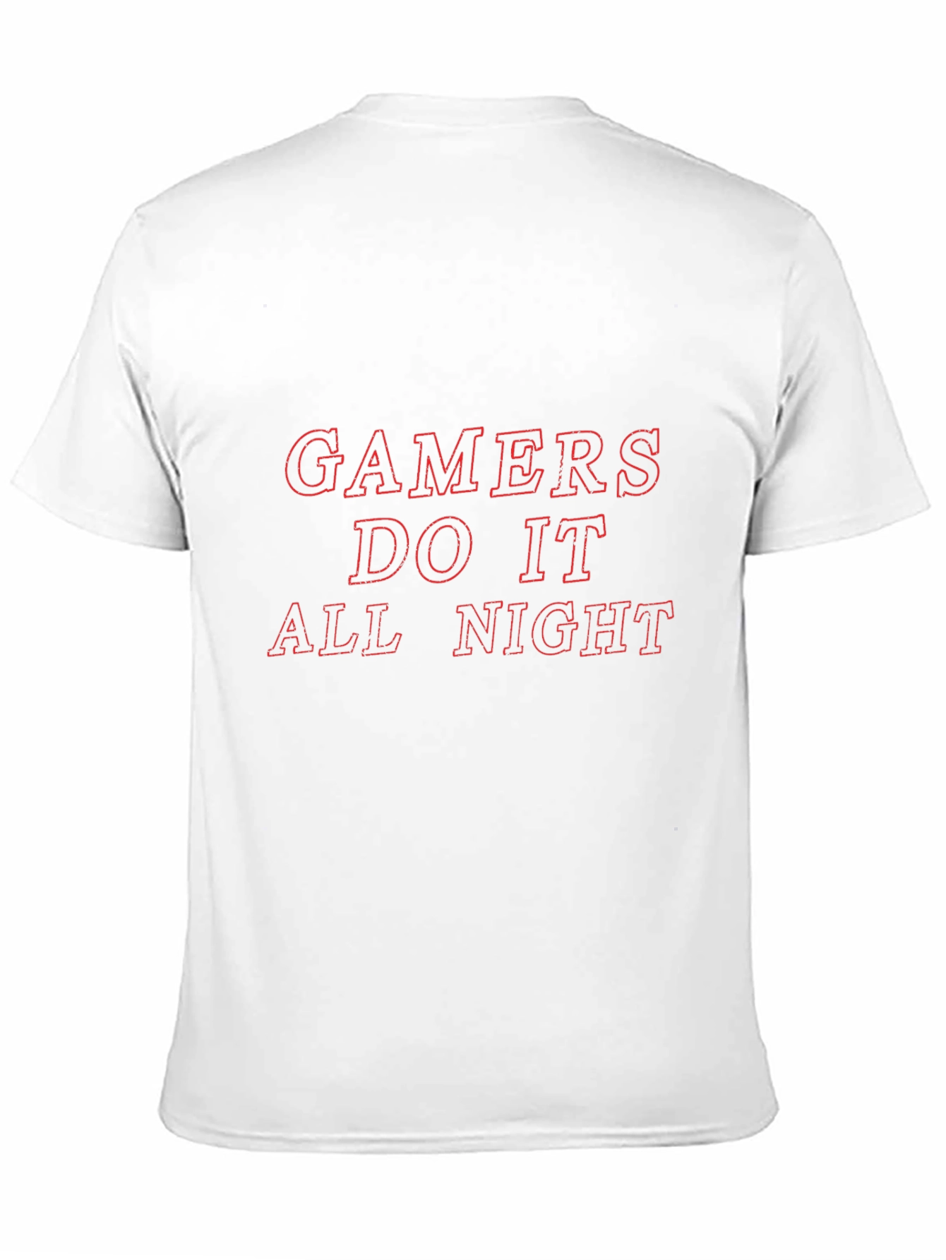 Gamers Do It All Night Black T-Shirt