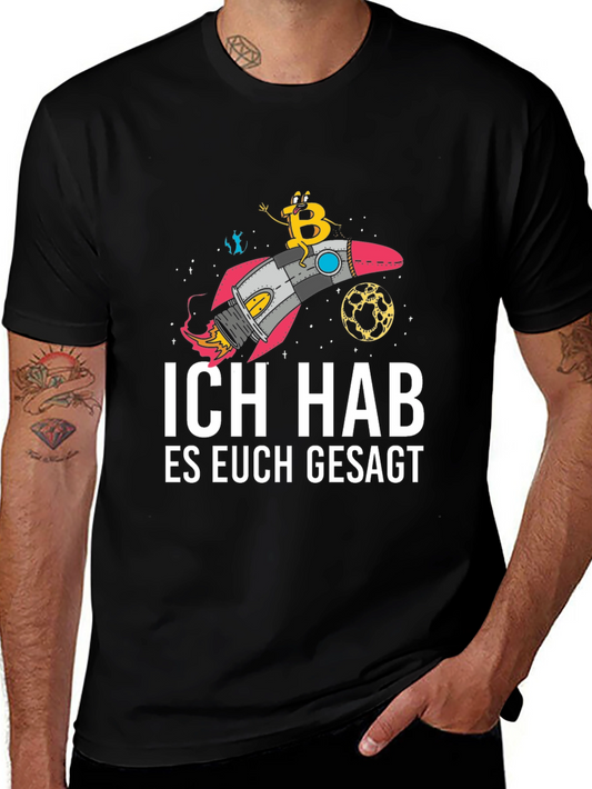 Bitcoin Rocket T-Shirt - I Told You So!
