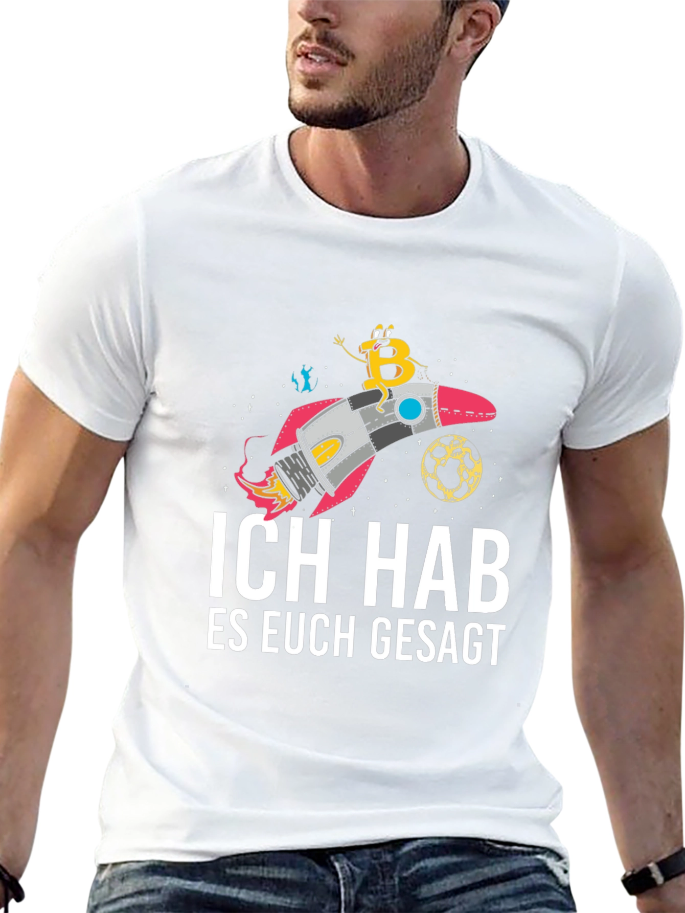 Bitcoin Rocket T-Shirt - I Told You So!