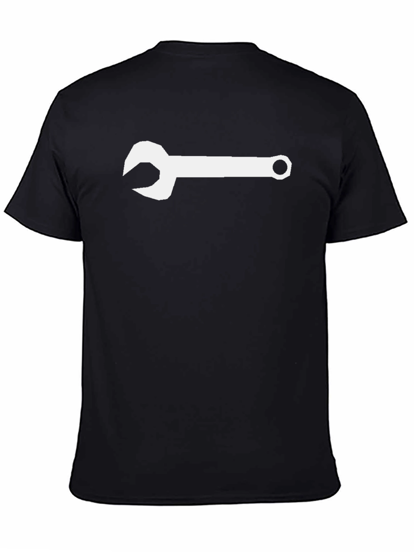 Wrench Graphic Tee - Black Short Sleeve Shirt