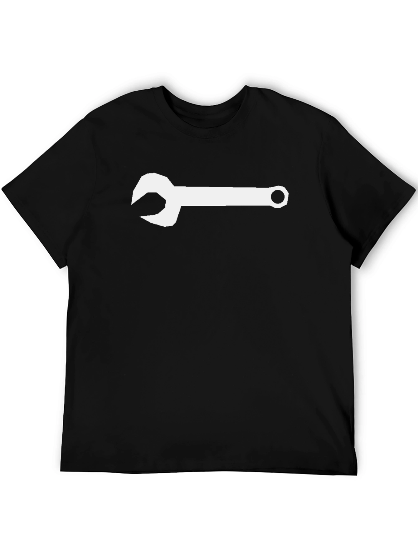 Wrench Graphic Tee - Black Short Sleeve Shirt