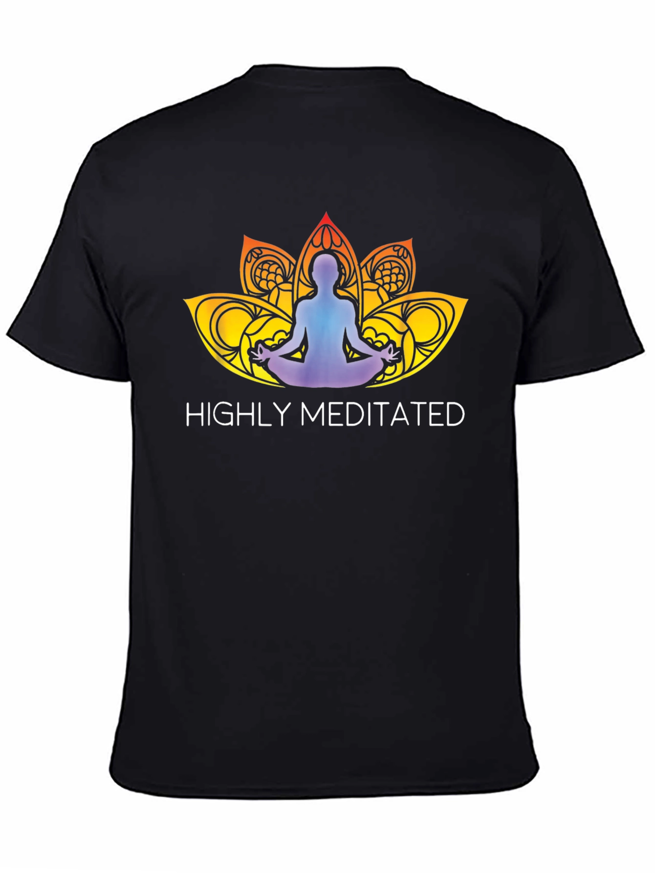 Highly Meditated Yoga Lotus T-Shirt