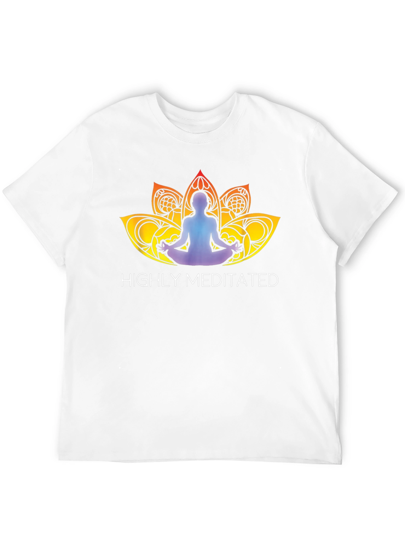 Highly Meditated Yoga Lotus T-Shirt