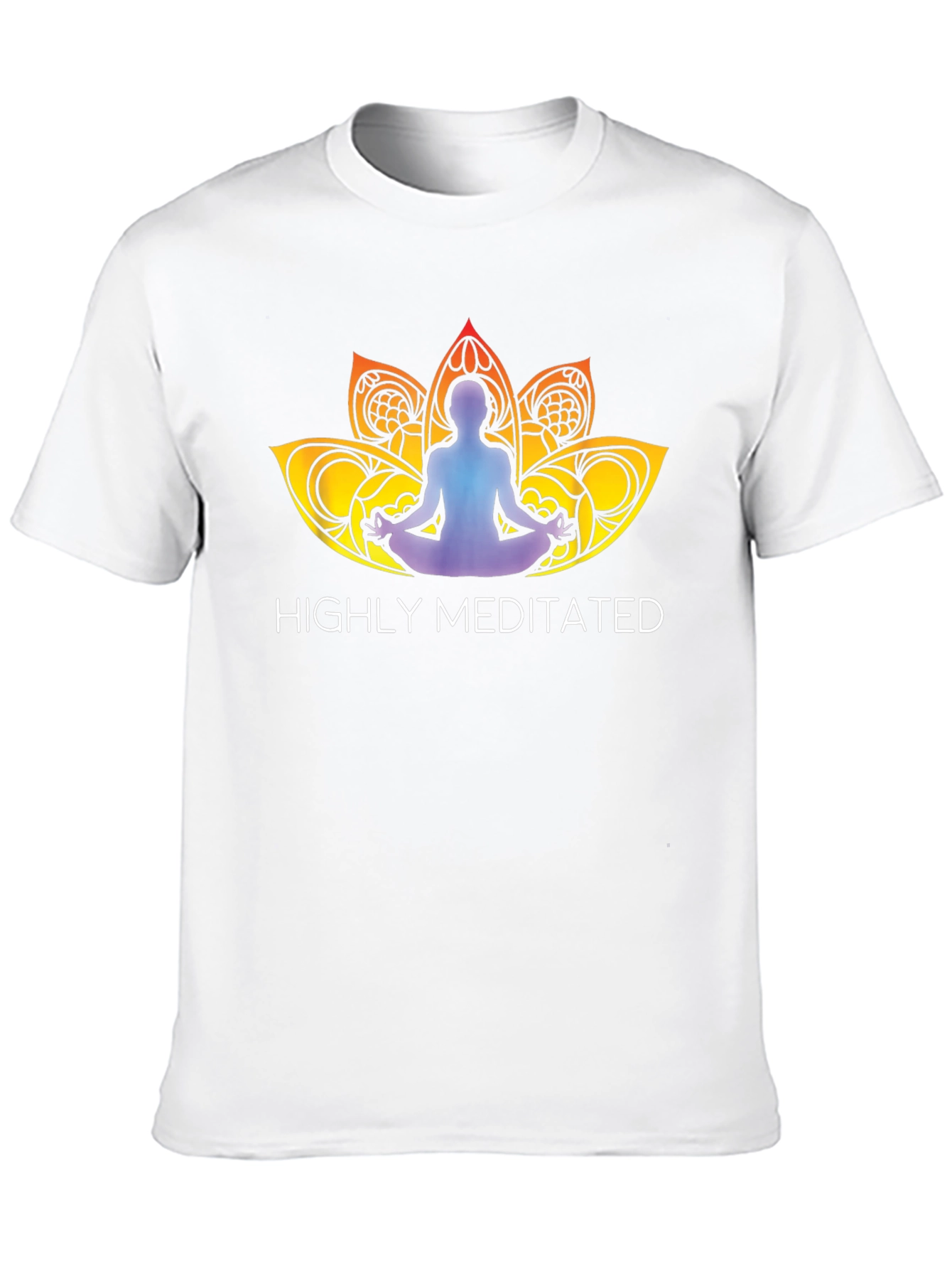 Highly Meditated Yoga Lotus T-Shirt