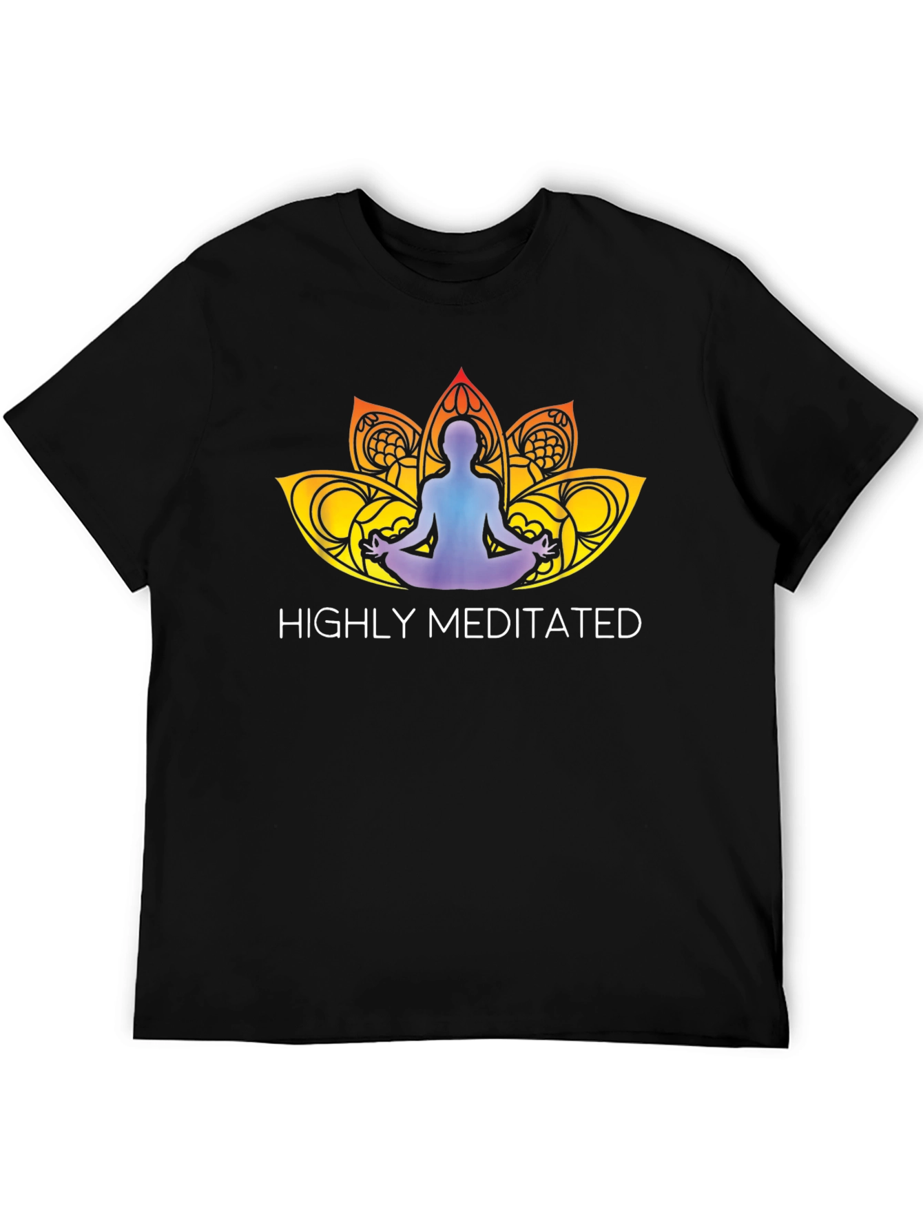 Highly Meditated Yoga Lotus T-Shirt