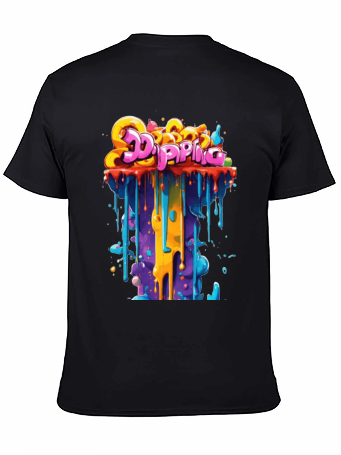 Dripping Graffiti Tee - Bold Streetwear Style