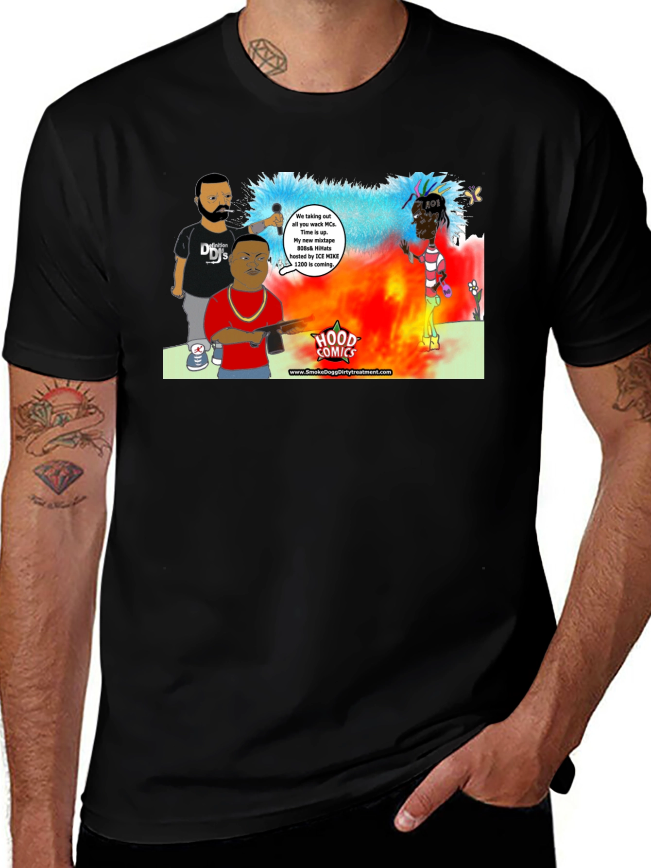 Hood Comics Graphic T-Shirt
