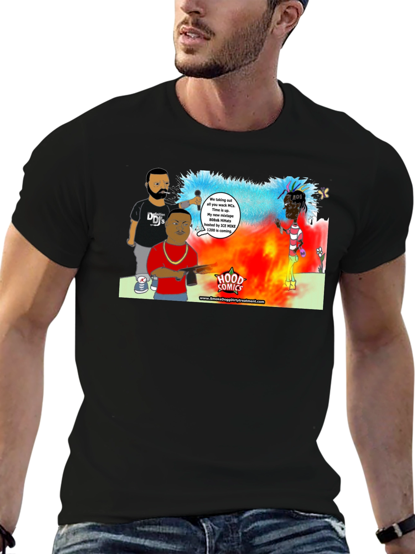 Hood Comics Graphic T-Shirt
