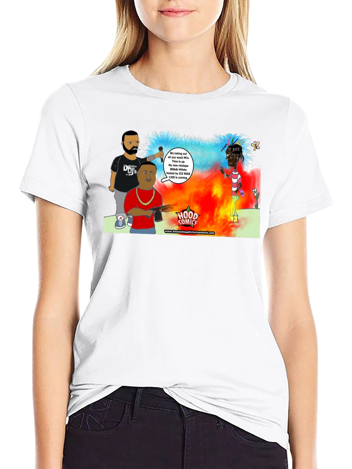 Hood Comics Graphic T-Shirt