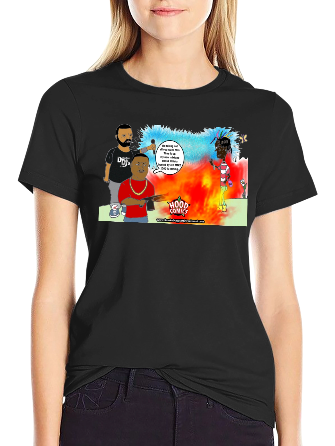 Hood Comics Graphic T-Shirt