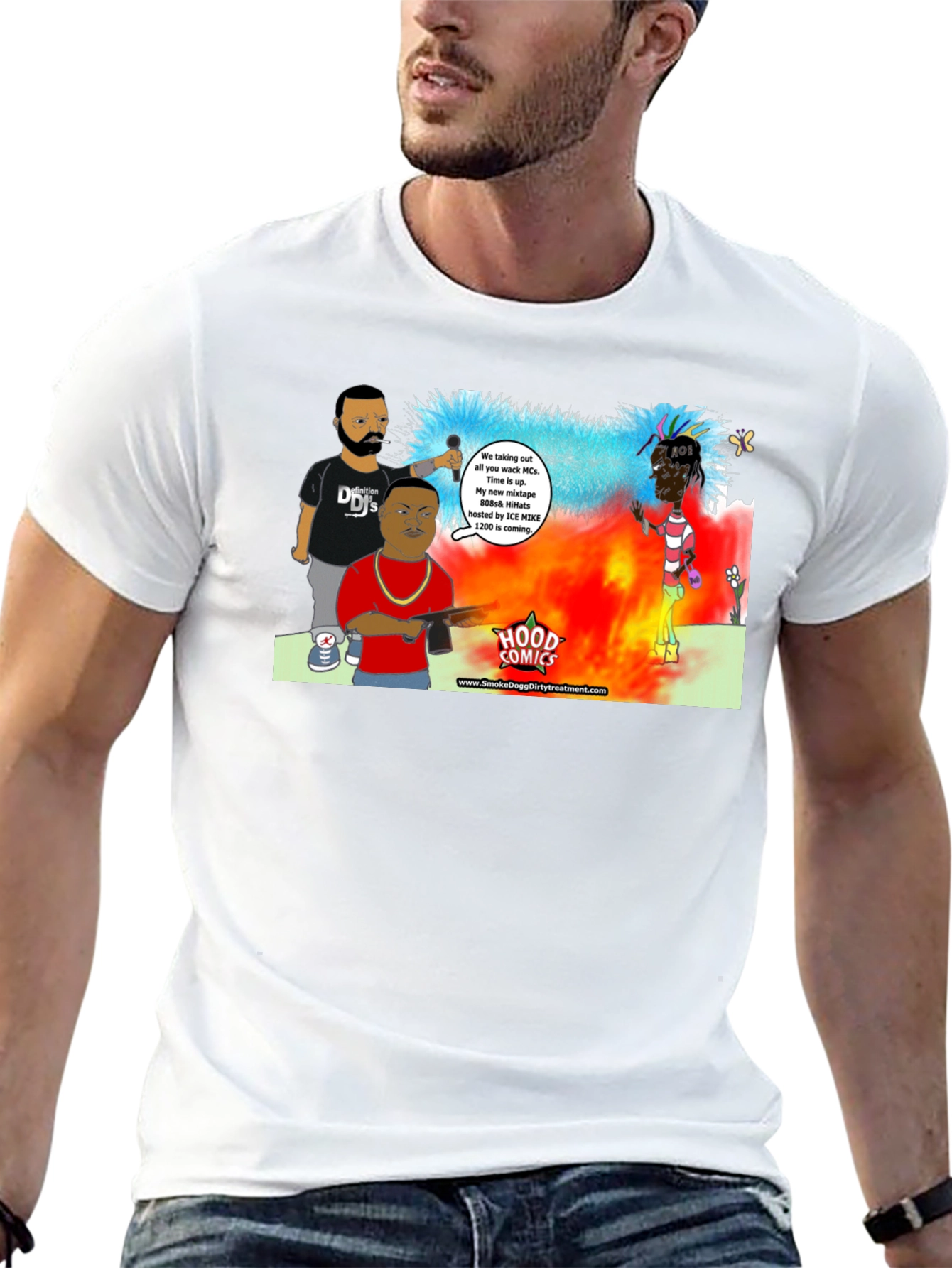 Hood Comics Graphic T-Shirt
