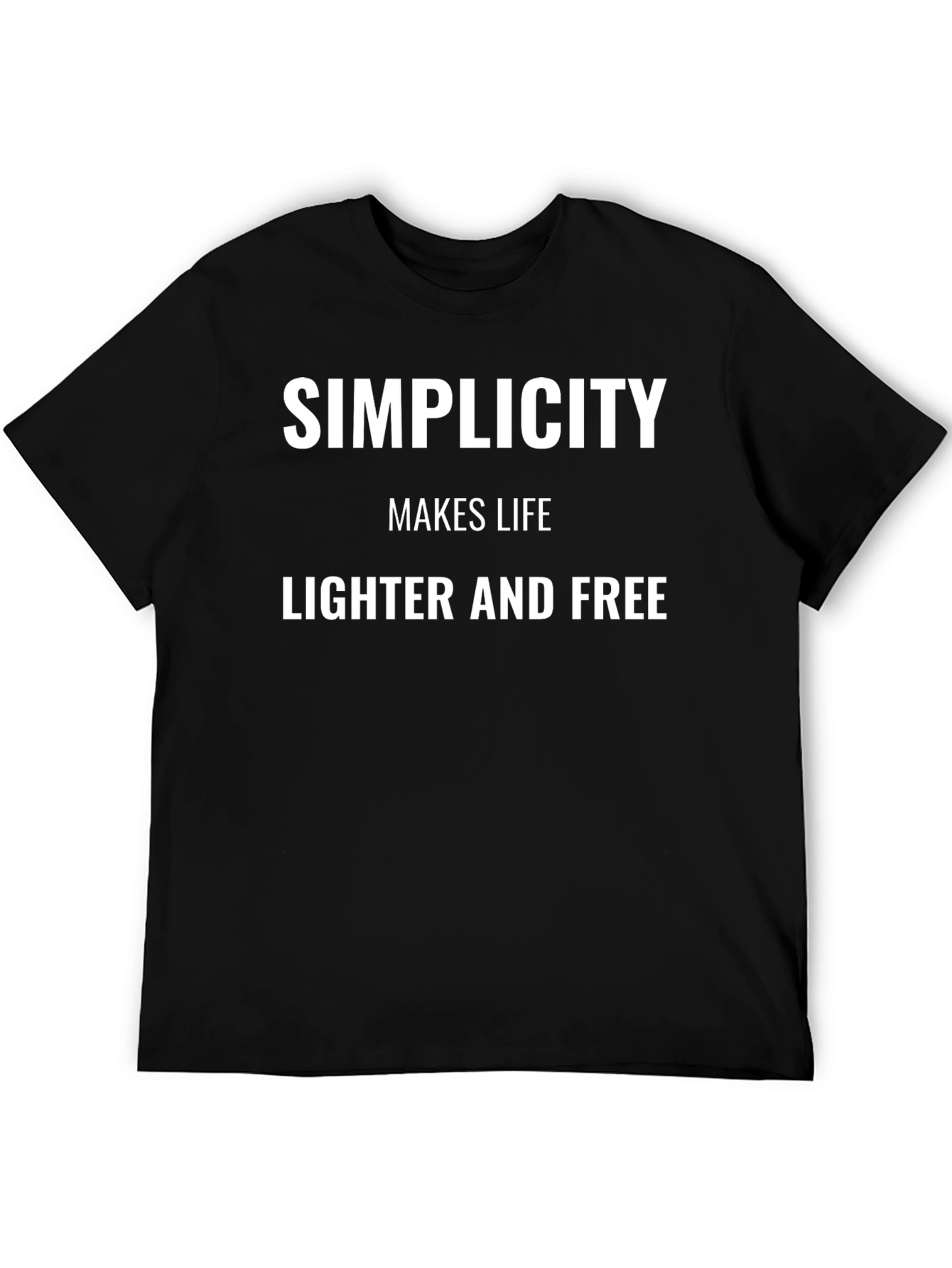 Simplicity Life T-Shirt: Lighter and Free