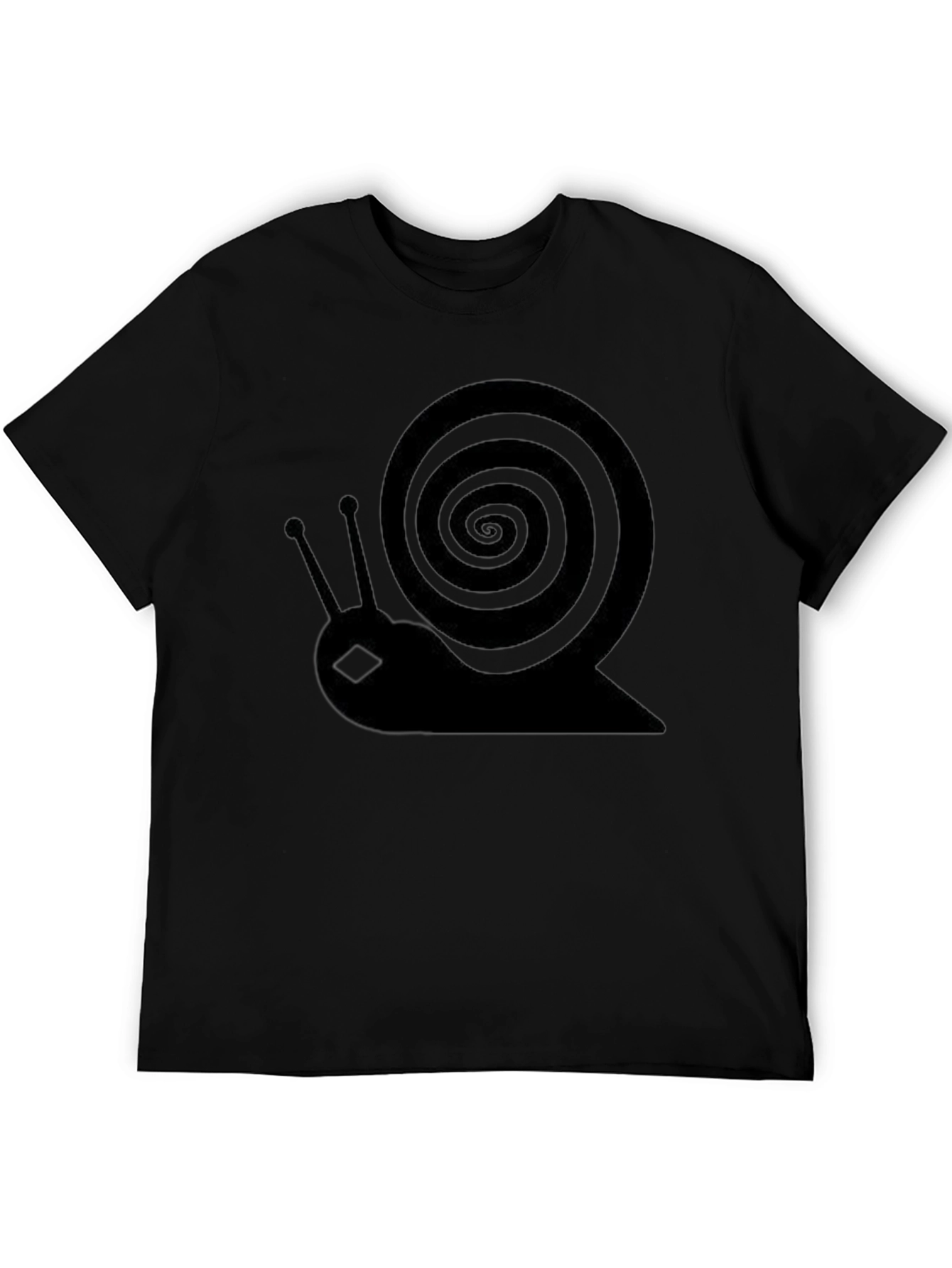 Hypnotic Snail Black Graphic Tee