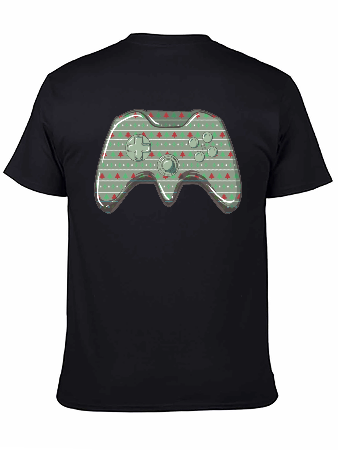 Christmas Game Controller Graphic T-Shirt