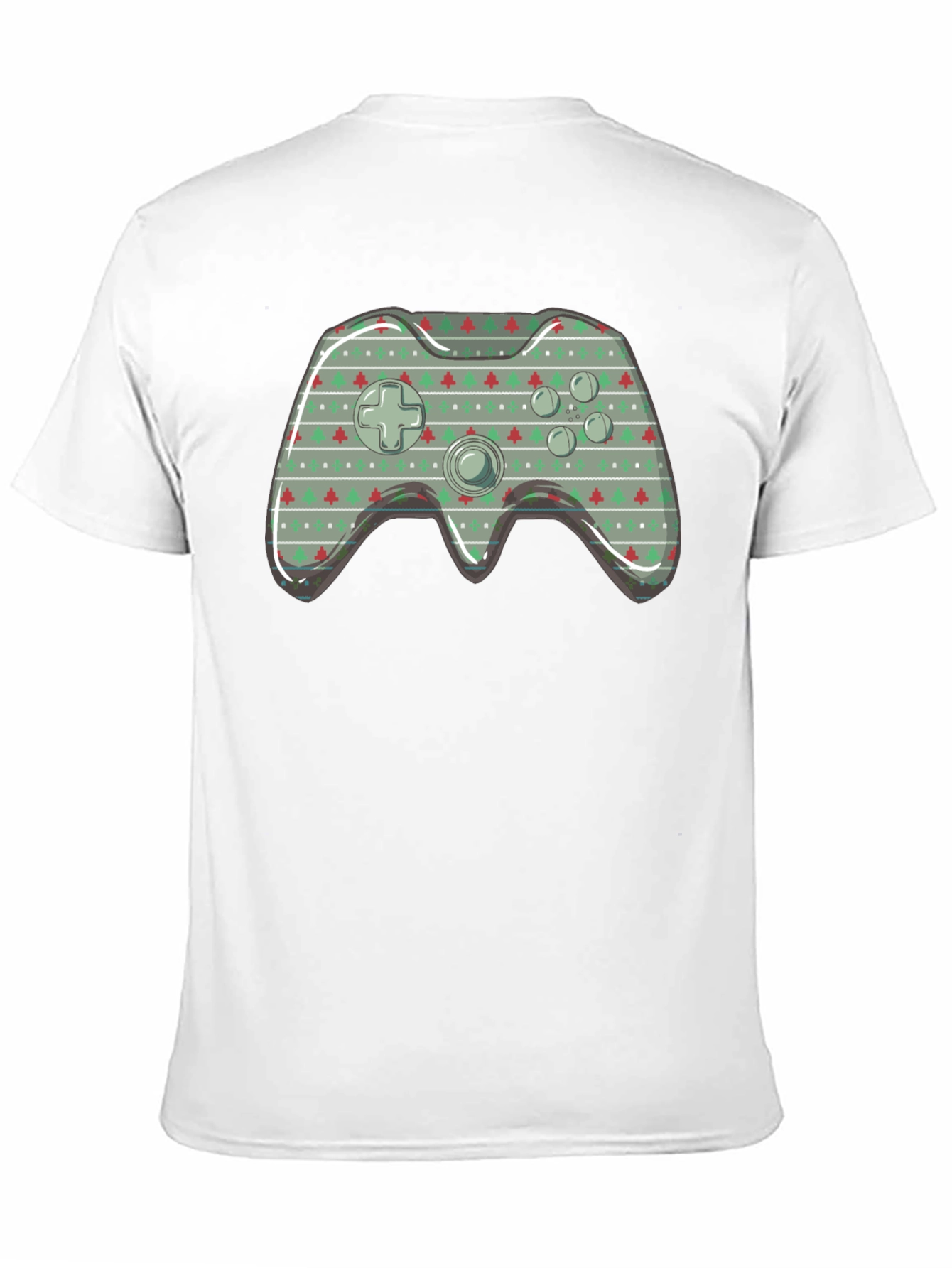 Christmas Game Controller Graphic T-Shirt