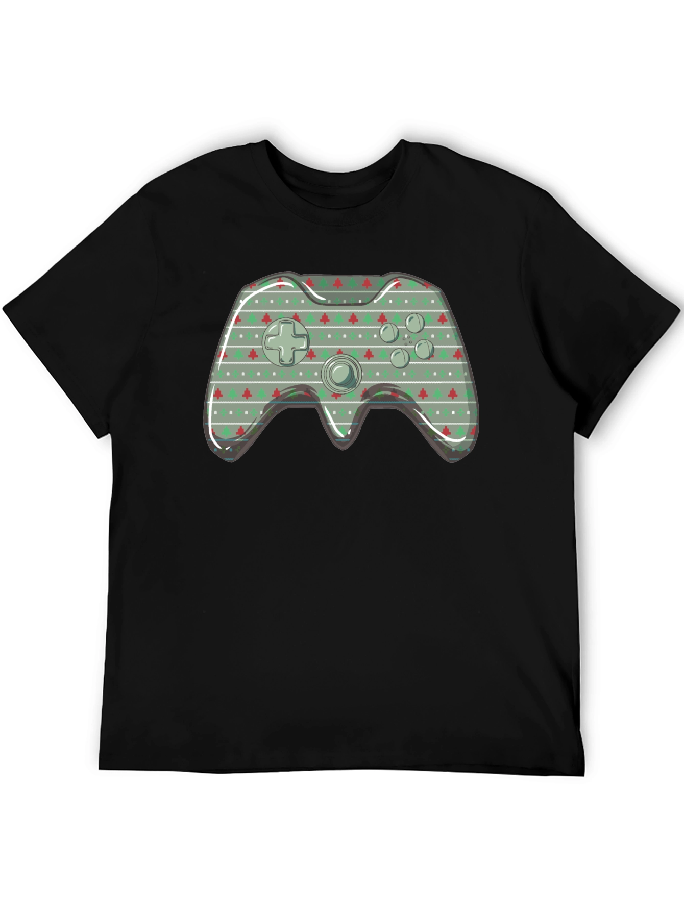 Christmas Game Controller Graphic T-Shirt