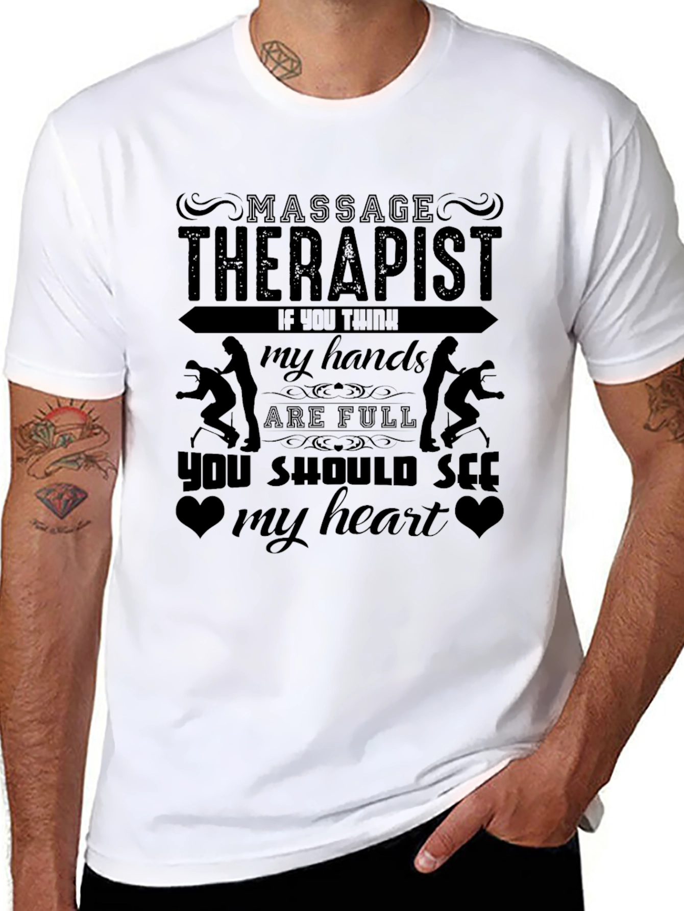 Massage Therapist Graphic T-Shirt