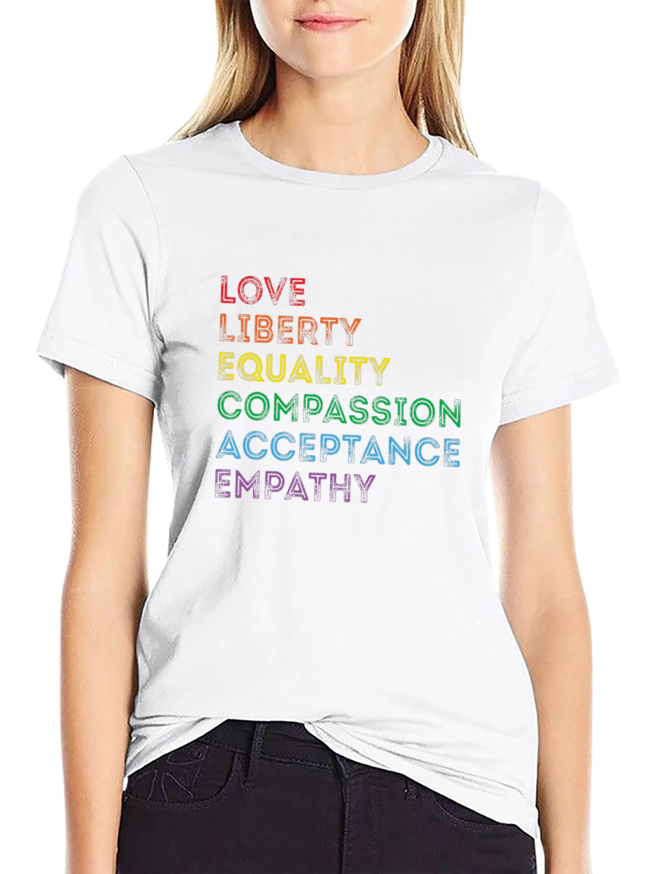 Love Liberty Equality LGBTQ Pride T-Shirt