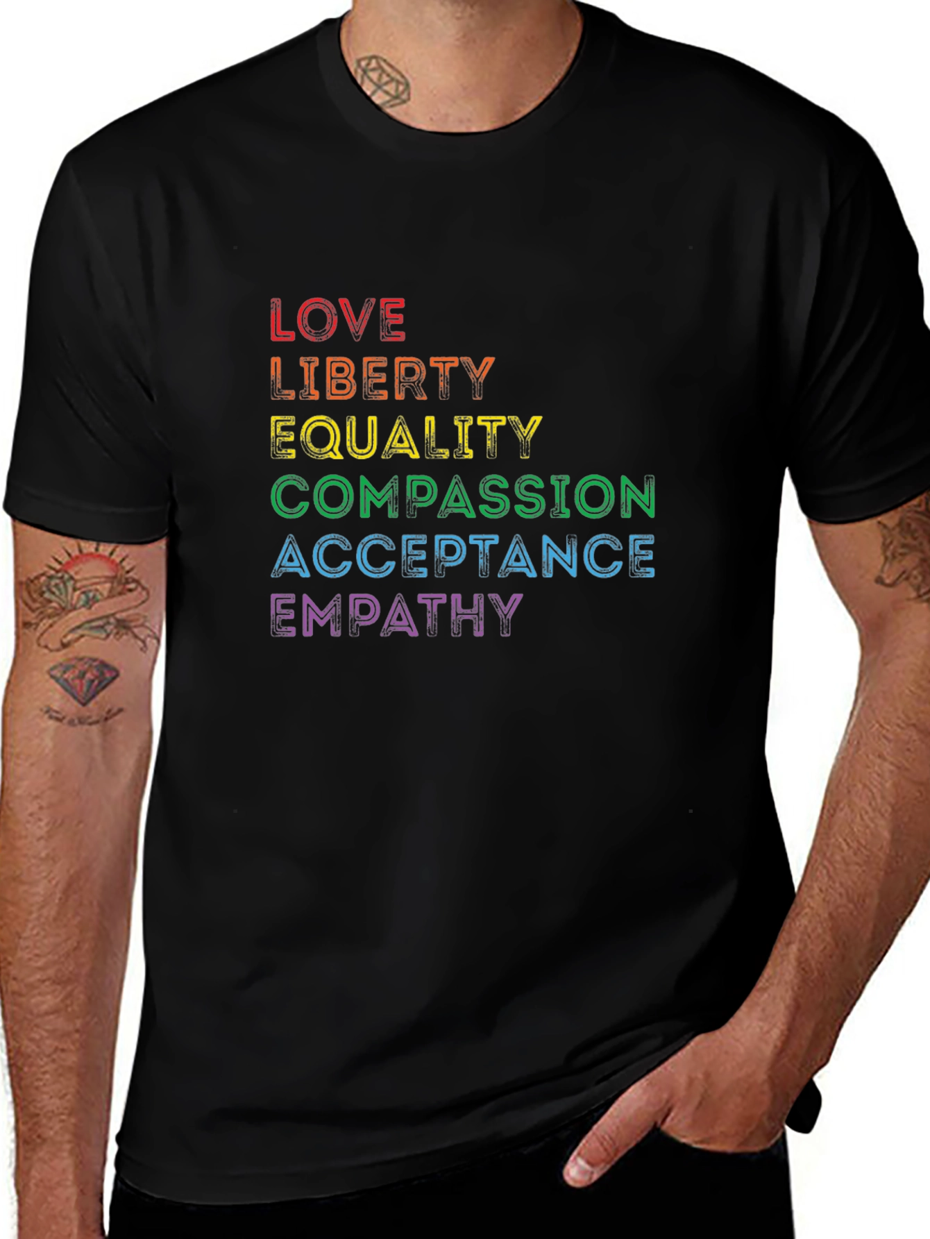 Love Liberty Equality LGBTQ Pride T-Shirt