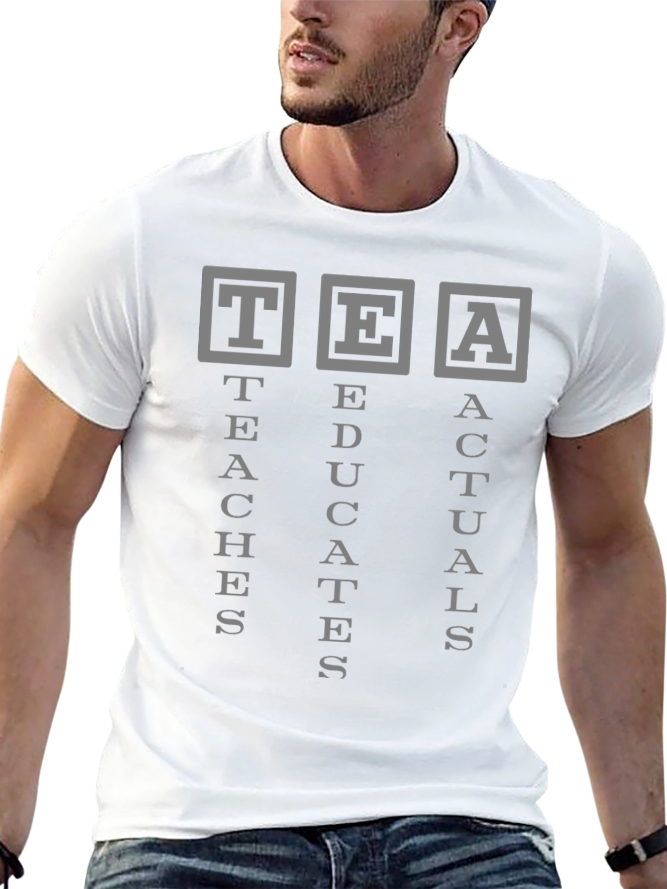 TEA Teaches Educates Actuals Graphic T-Shirt