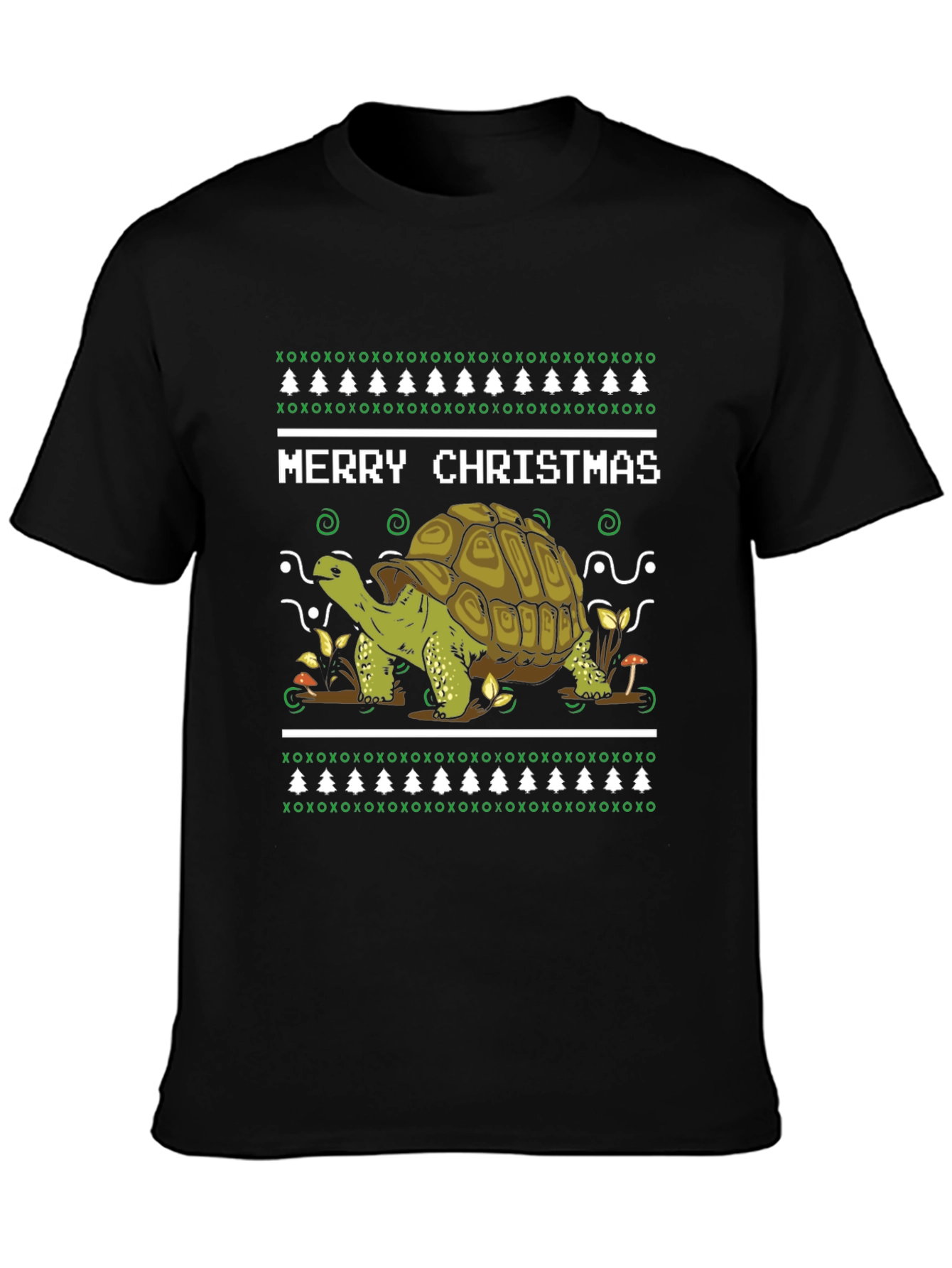 Festive Turtle Christmas T-Shirt