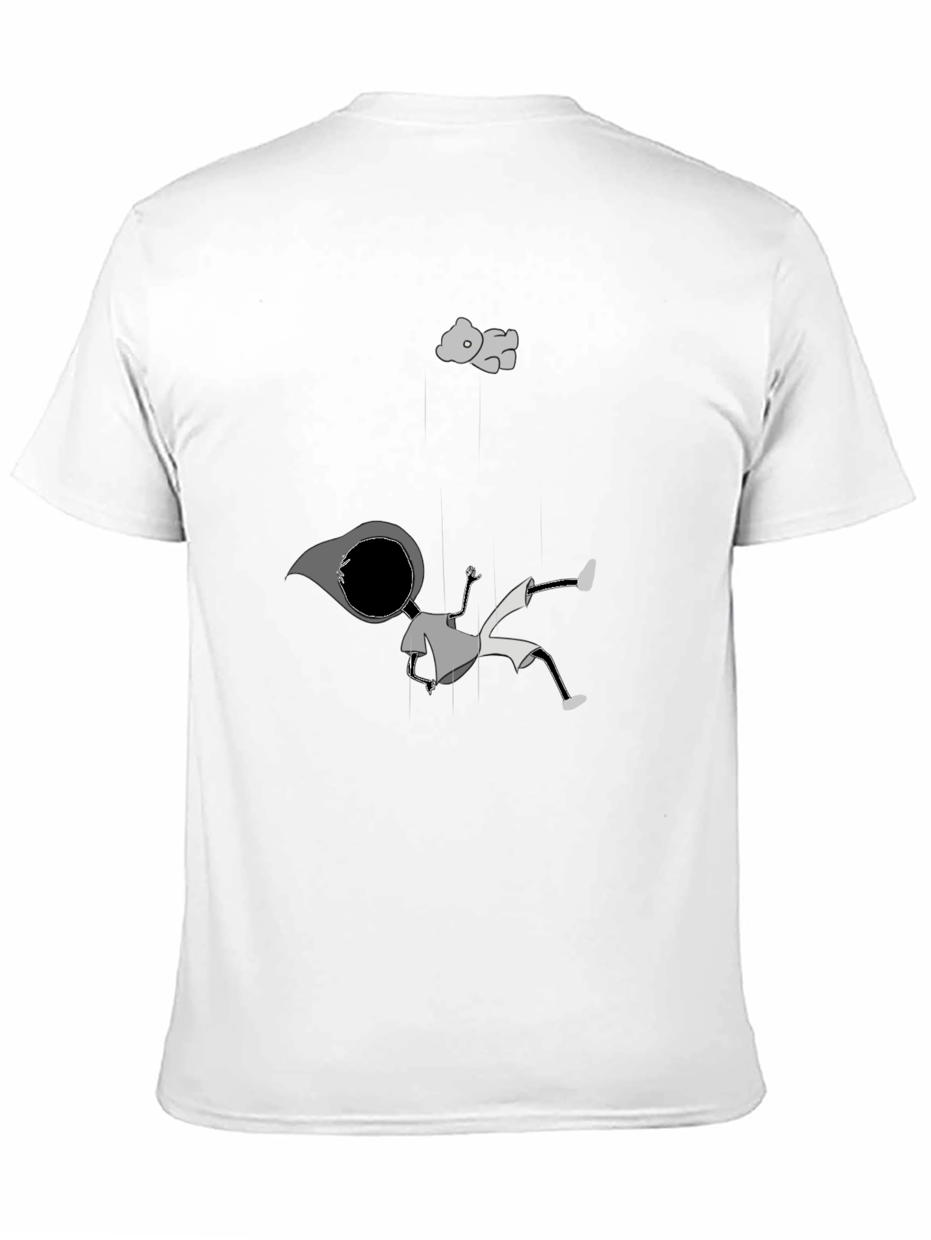 Dreamy Falling Boy T-Shirt - Unique Graphic Tee