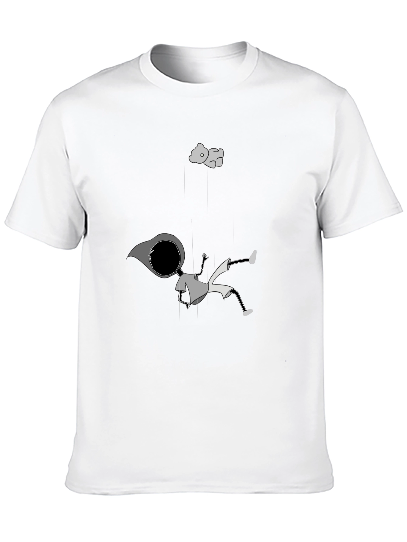 Dreamy Falling Boy T-Shirt - Unique Graphic Tee