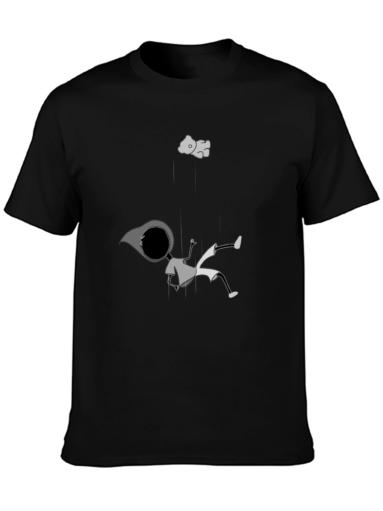 Dreamy Falling Boy T-Shirt - Unique Graphic Tee