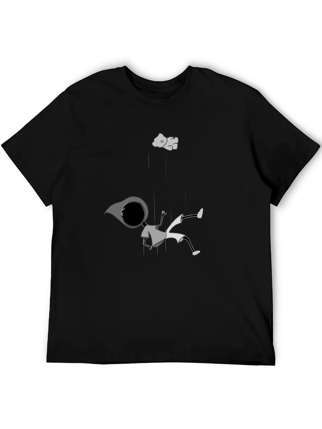 Dreamy Falling Boy T-Shirt - Unique Graphic Tee