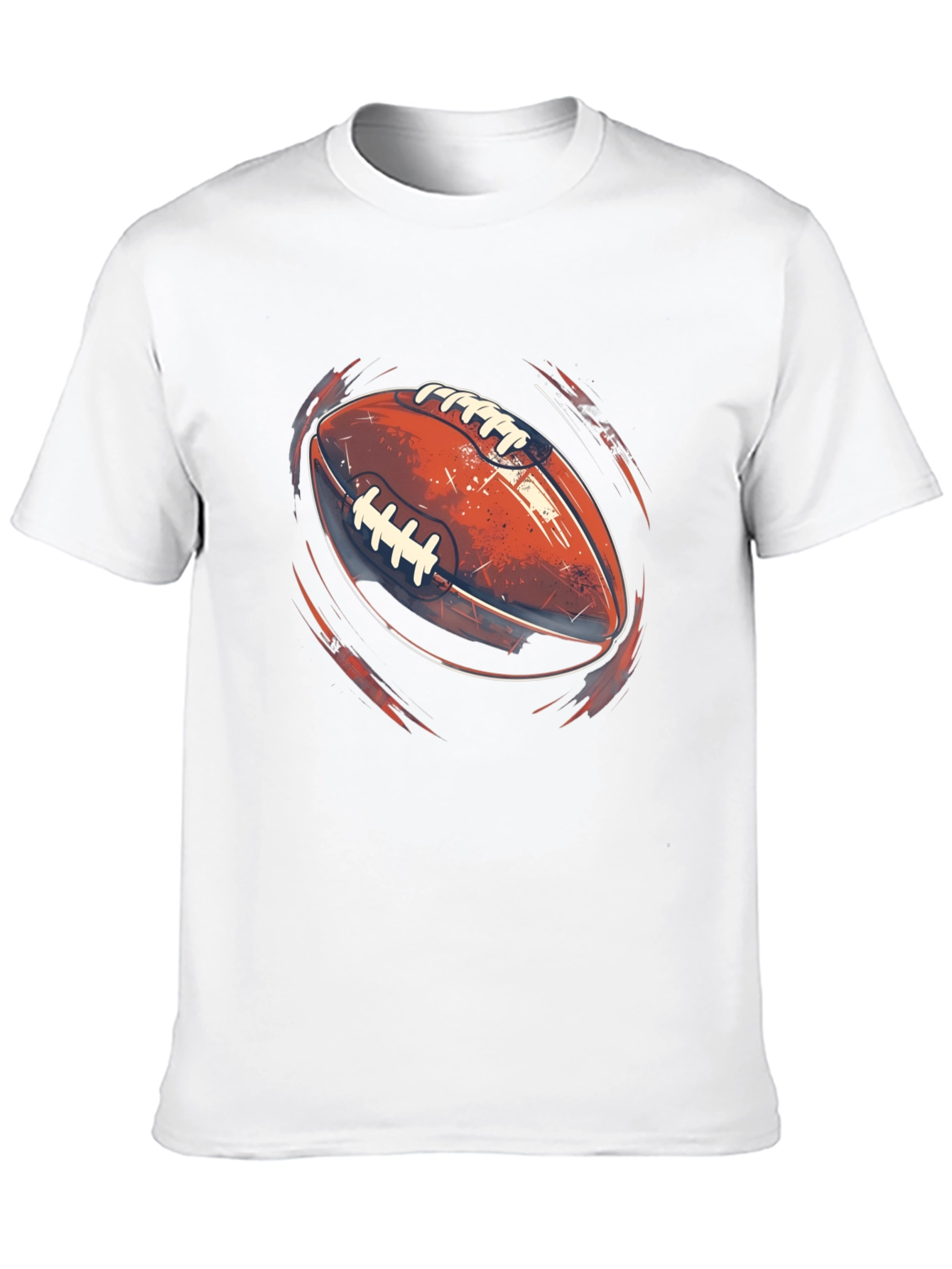 Football Graphic Black T-Shirt