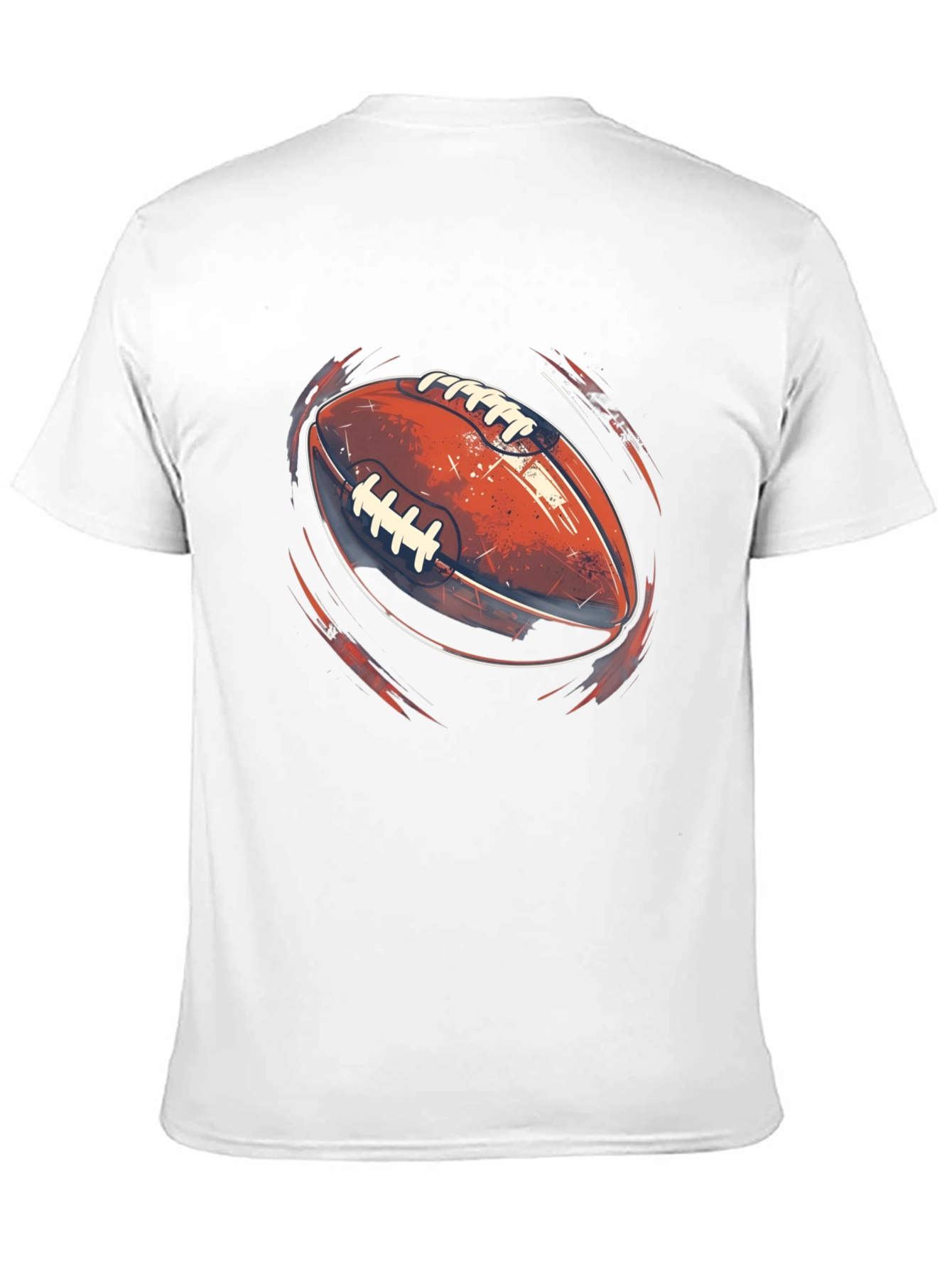 Football Graphic Black T-Shirt