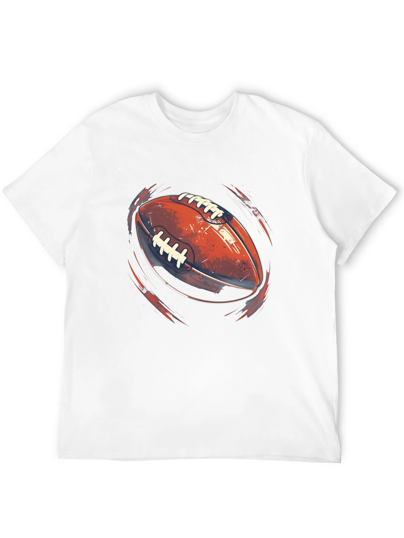 Football Graphic Black T-Shirt