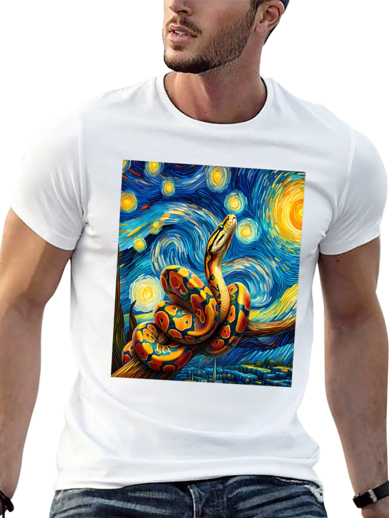 Starry Night Snake T-Shirt